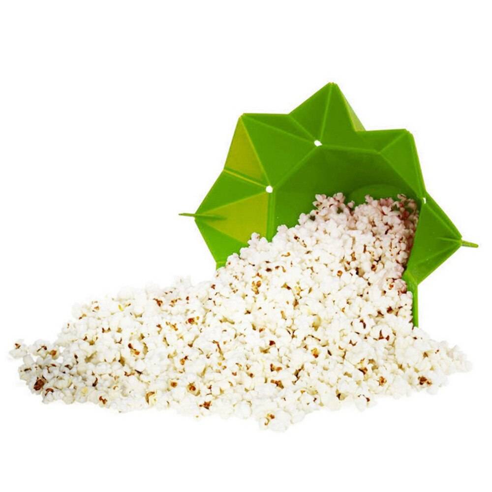 Diy silikon mikrovågsugn popcorn maker popcorn popper hemlagad utsökt popcorn skål bakverktyg kök bakingwares hink