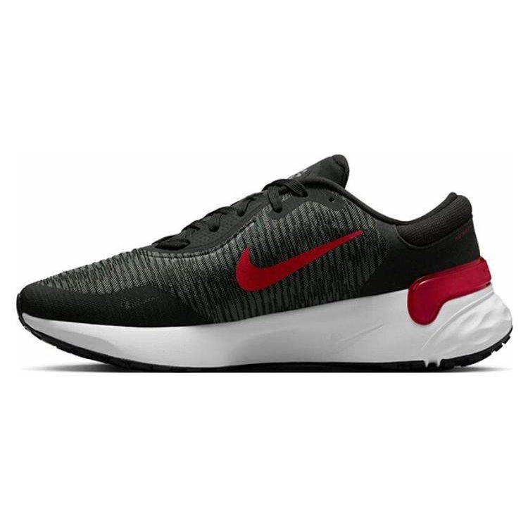 Nike Renew Run 4 Bekvämt Sporttyg Stötdämpning Halkfri Lågskuren Casual Löparsko Herrsneaker Svart Röd DR2677-003 40.5