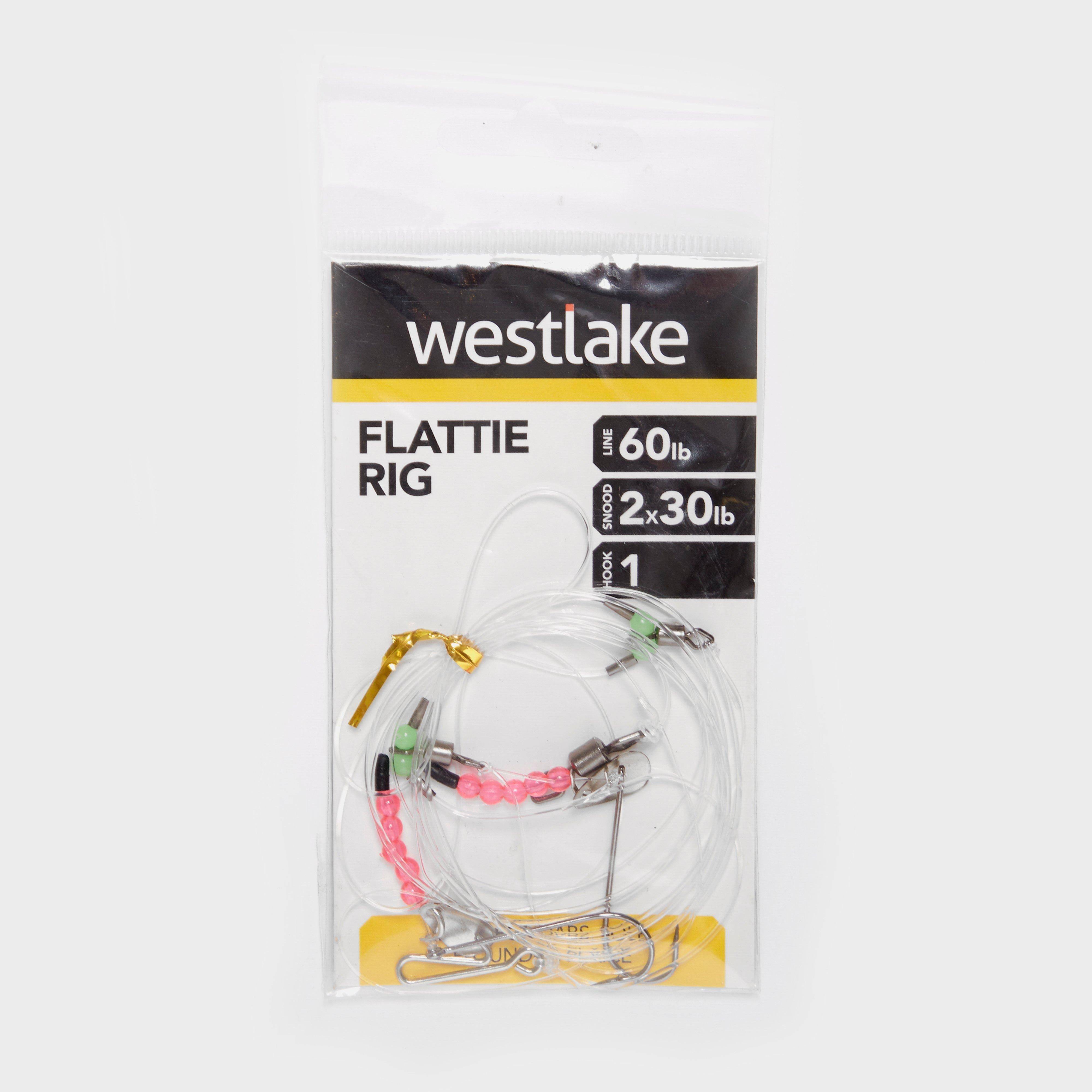 Westlake 2 Hook Flattie Rig 1, Silver - One Size