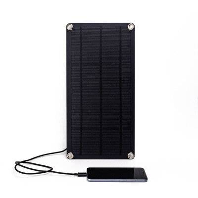 12V Portabelt Solpanel Nödladdning för Båt Caravan Elbil