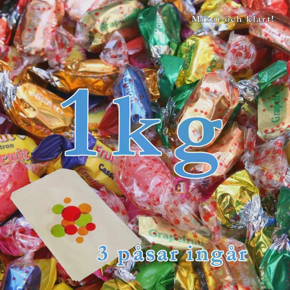 Godispåse med Kola- och karamelltema ca 1 kg