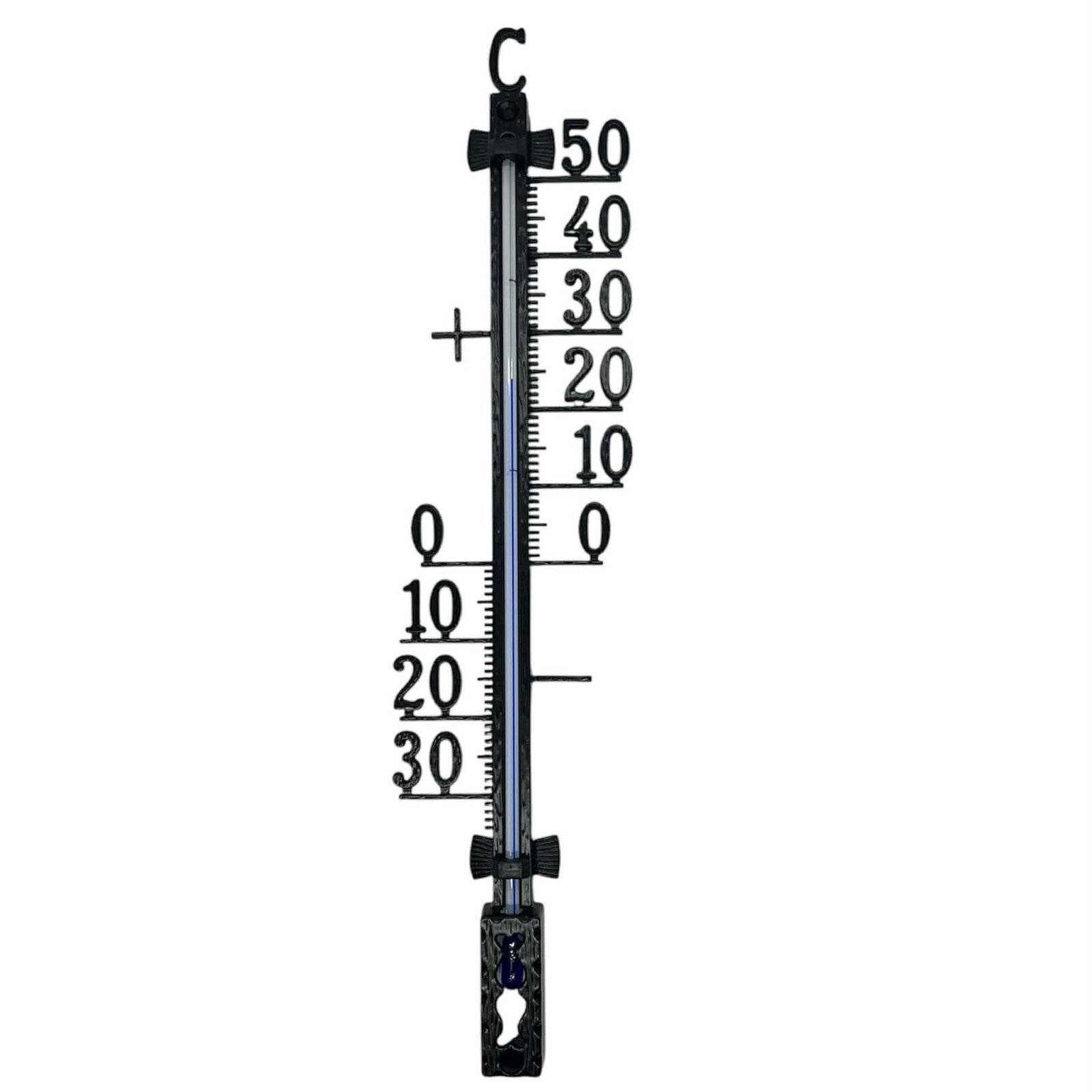 Inde- og udendørstermometer 27,5 cm