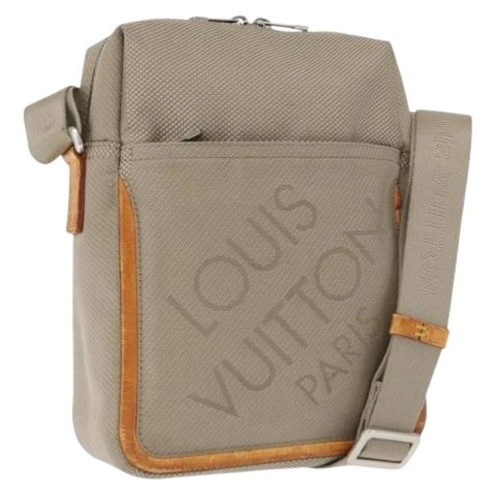 Louis Vuitton Vintage Pre-owned Vintage Canvas Cross Body Taske - Vintage - Dame - Beige - ONE SIZE - Tyl