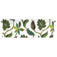 Kinnamark Tahiti Grön/Natur Veckad gardinkappa