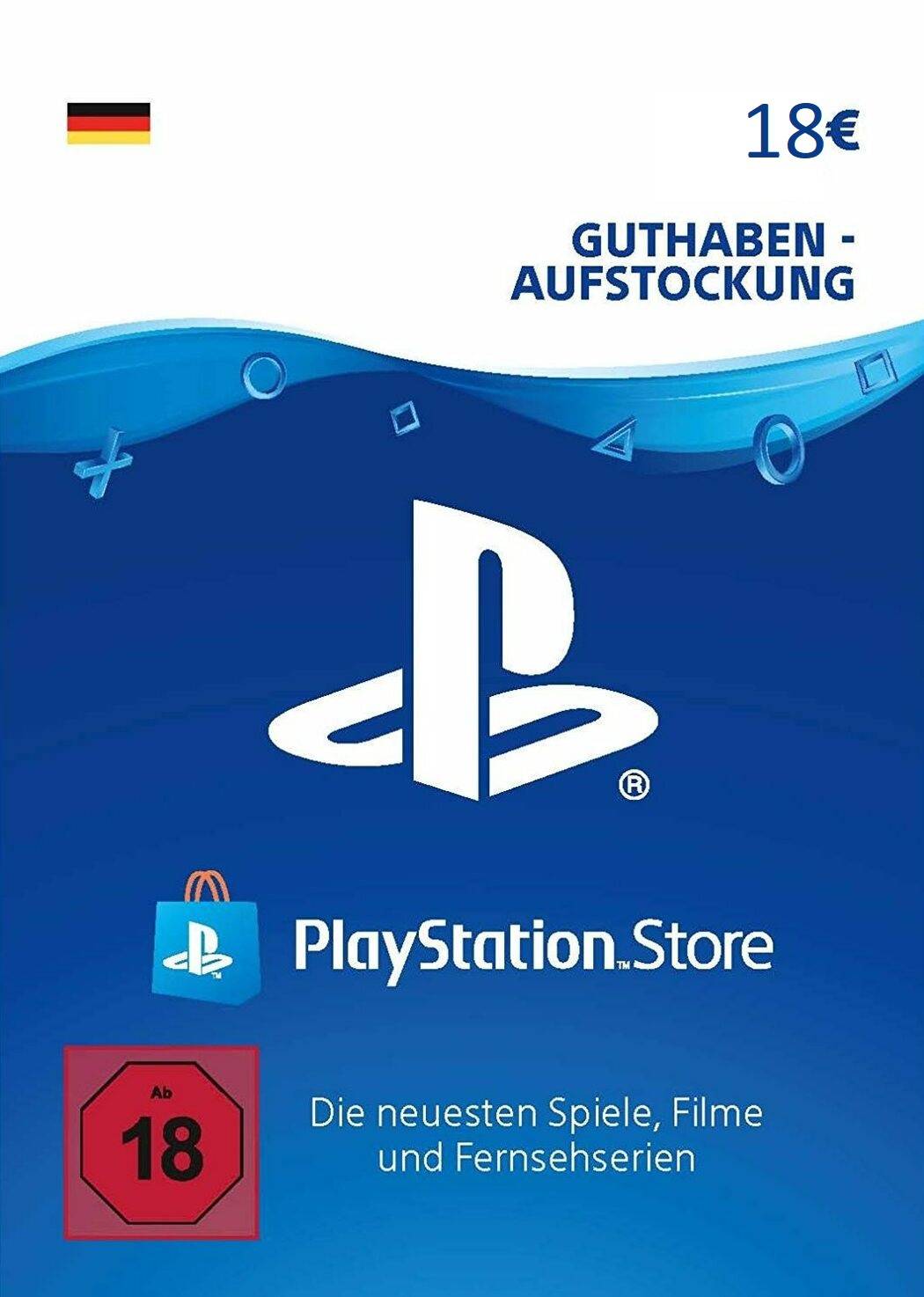 PlayStation Network Card 18€ Deutschland