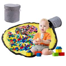 make toy storage bag play mat folding storage mat storage bag puzzle toy block tidying laundry storage baby shower birthday present let's gul