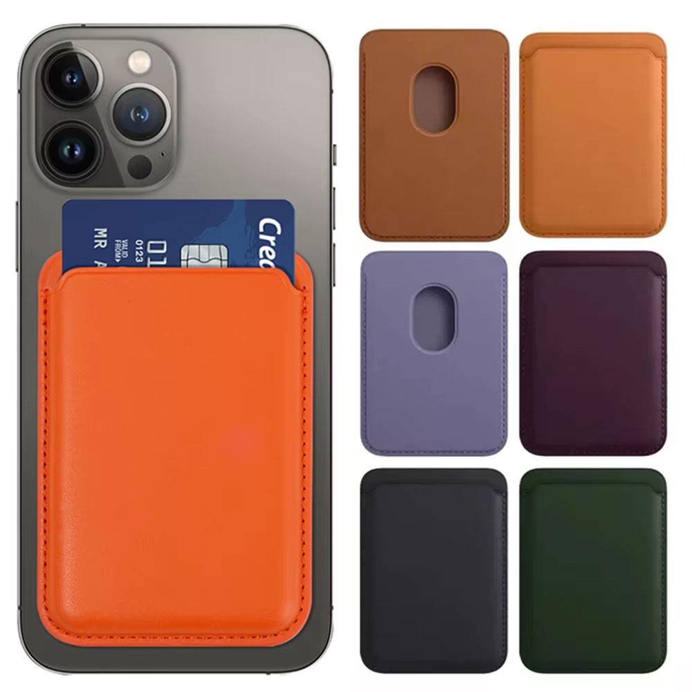 Leather Wallet Case For iPhone 15 Pro Max Wallet Leather Compatible For Magsafe iPhone 14 13 12 Card Holder with MagSafe Magnet
