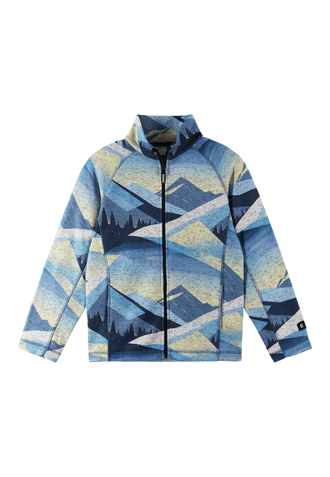 Reima Niksini Fleecetröja Blue Ocean Blue Ocean-146 cm Blå 146 cm Pojkar, Flickor