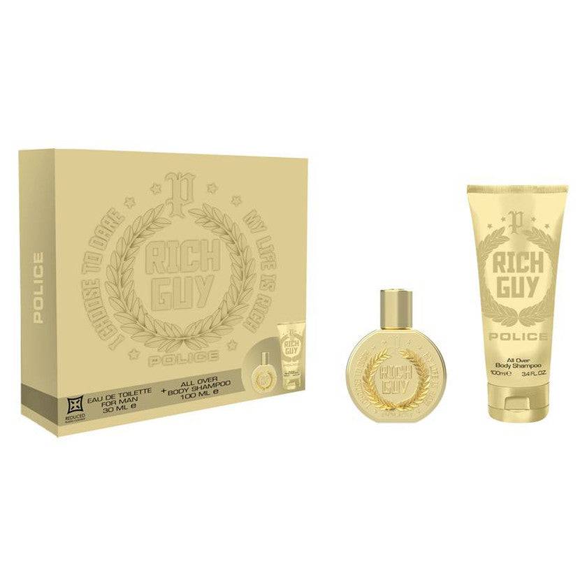 Police Cofanetto Rich Guy da uomo - Rich Guy da uomo Eau De Toilette 30 Ml + Gel doccia 100 Ml 1 unità