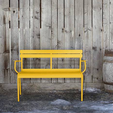 Fermob Luxembourg havebænk med armlæn - Tonka / TONKA E3