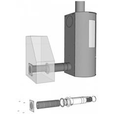 Aduro friskluftkit Ø80 mm