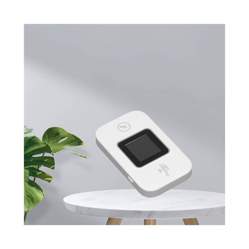 4G LTE WiFi Modem Unlocked 5G 300Mbps Color Screen Portable 4G Router Professional for Laptops for Tablets,B