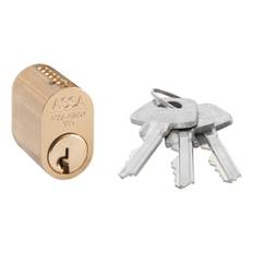 Låscylinder Assa Abloy Basic 1301 3 Nycklar Mässing
