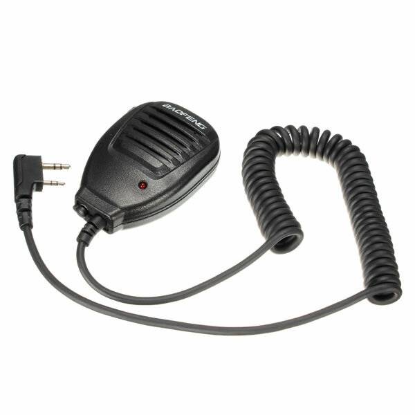 Tvåvägsradio Walkie Talkie 2-stiftsradio Handhållen mikrofonhögtalare för Motorola BAOFENG PUXING