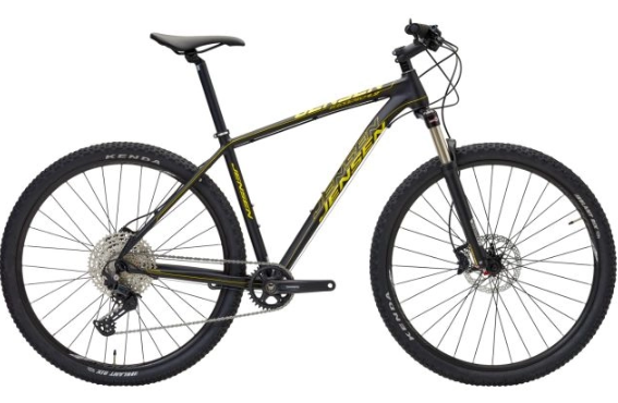 Jensen - Mountainbike Ralph /gul 1x12 Speed - 40 cm. - sort
