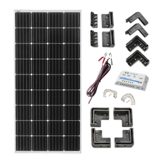Solcellspaket 12 V 160 W 20 A