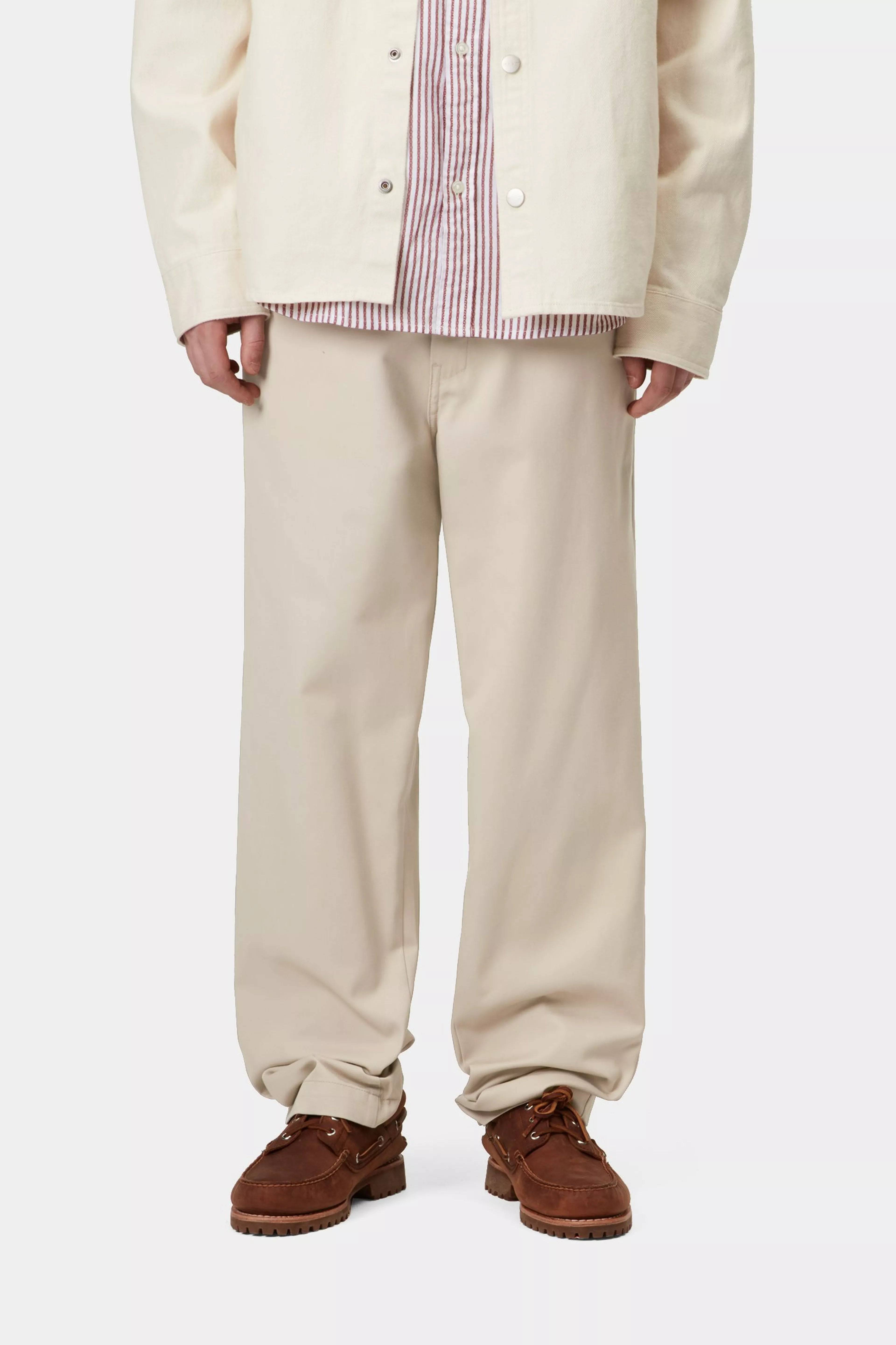 Carhartt WIP Master Pant - Fleur De Sel Beige Rinsed - Beige / W.36-L.30