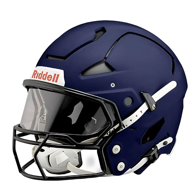 Riddell Axiom (including Facemask) - Navy Blue / 7 1/2 - 60 cm (XL) (7 1/2 - 60 cm (XL))