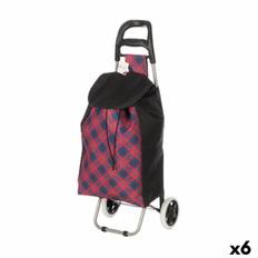 Kinvara Blå Rosa Shoppingvagn - 33L - Rhombusdesign