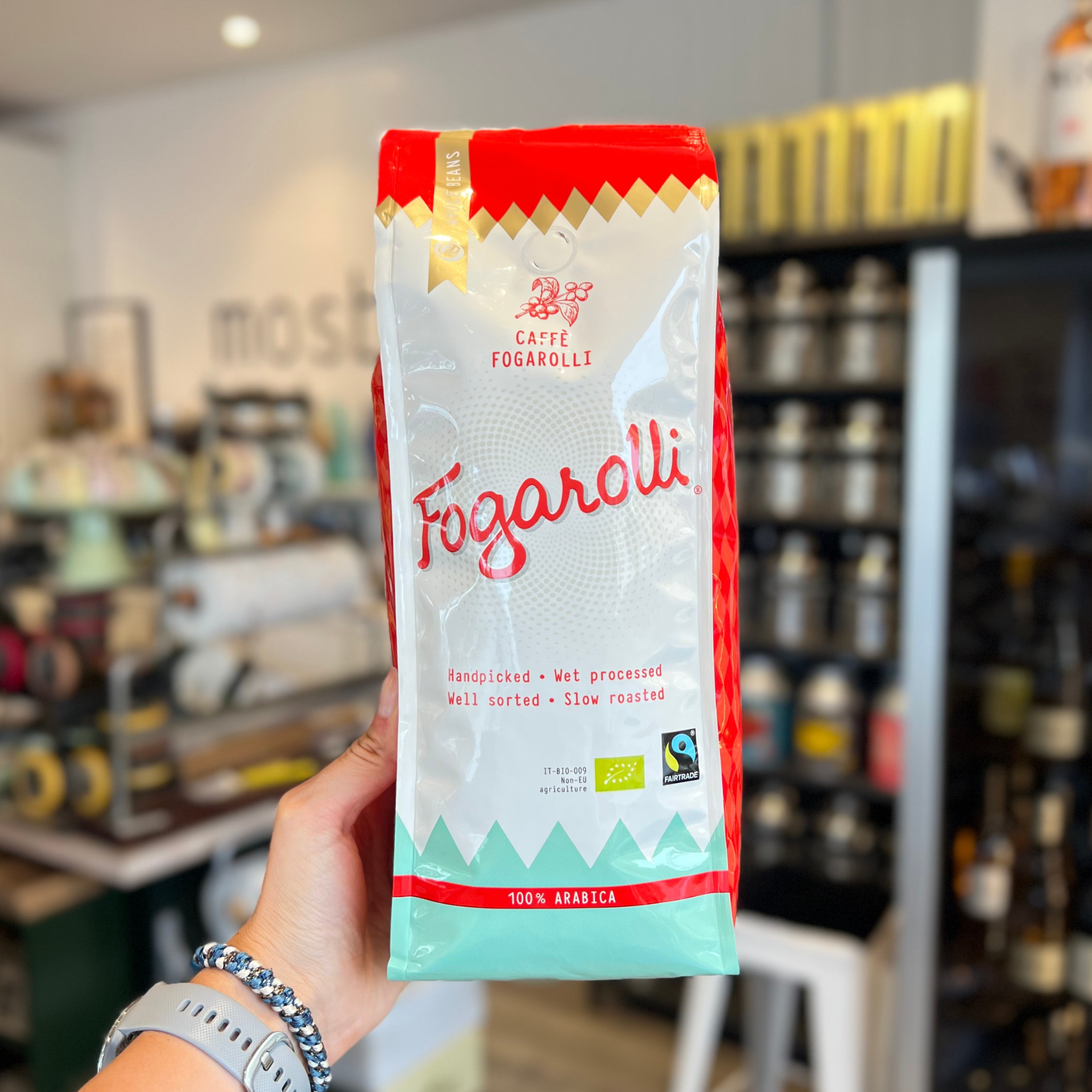 Fogarolli bønner 1kg - Kværnet til espressokande