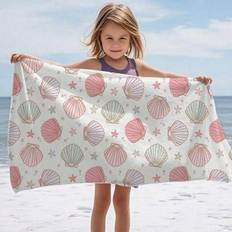 1 st. snabbtorkande ultraabsorberande tecknad strandhandduk, badhanddukar badpool camping resehandduk, supermjuk strandfilt badduschhandduk - Multifärgad (En-Storlek)