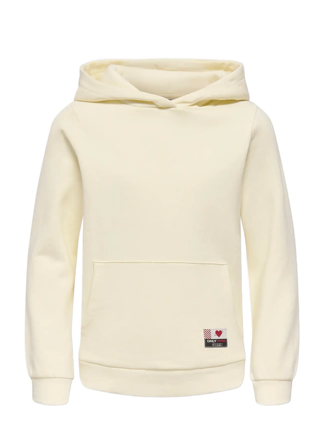 Kids Only Kognoomi-Vinta Label Ls Hood Cs Swt Noos - Cream - 110-116