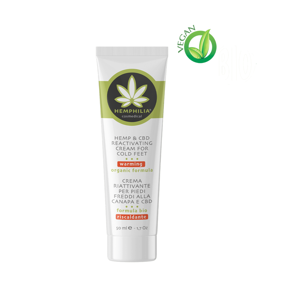 Hemphilia Fod creme med CBD til kolde fødder, Økologisk
