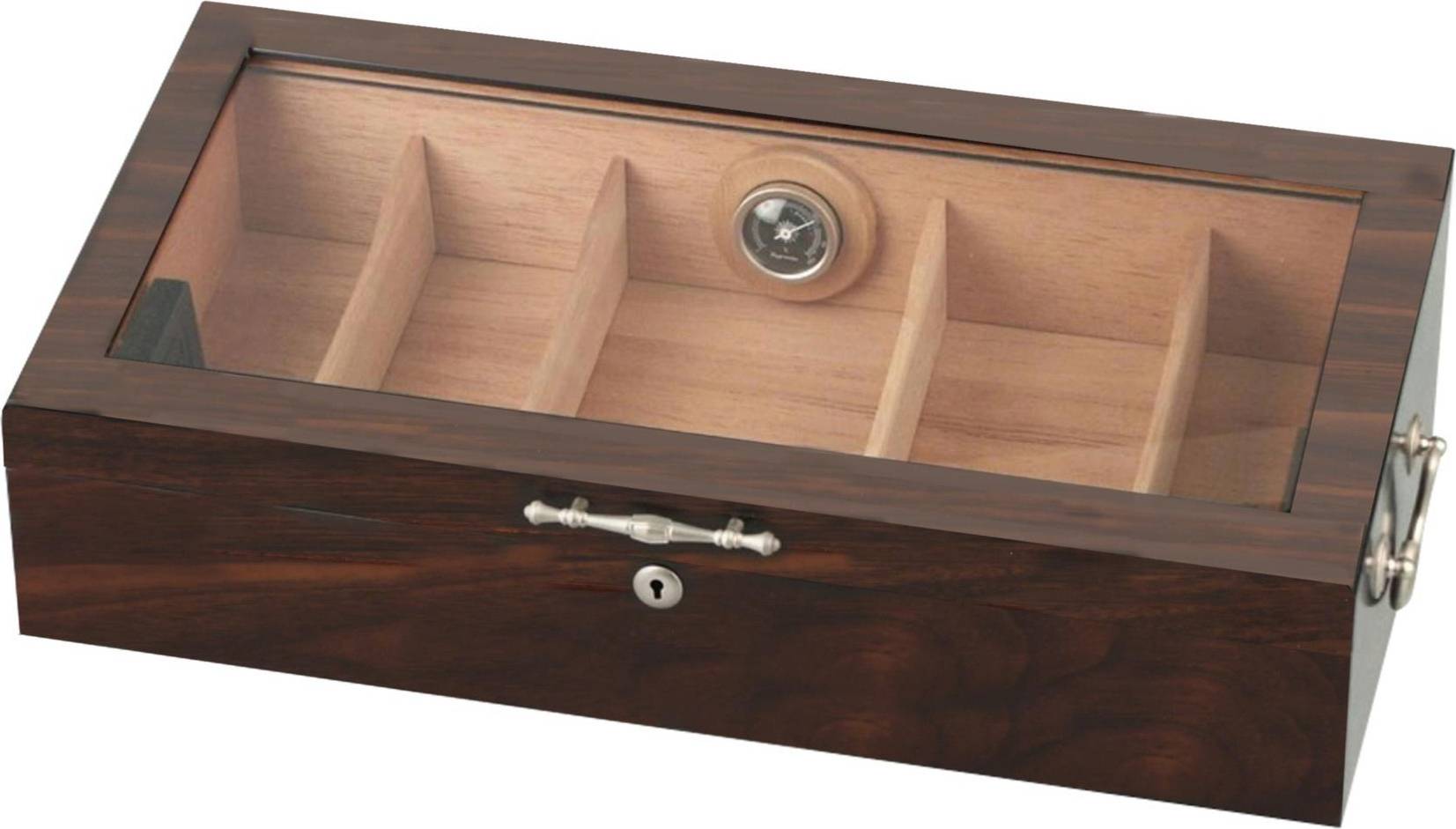 Humidor walnut finish til ca. 150 cigar