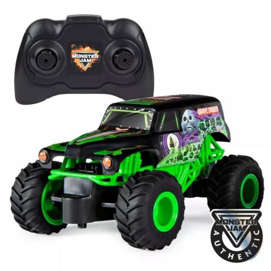 Monster Jam Grave Digger Rc 1:24 Monster Jam Radiostyrda Bilar 130538 fjärrstyrd