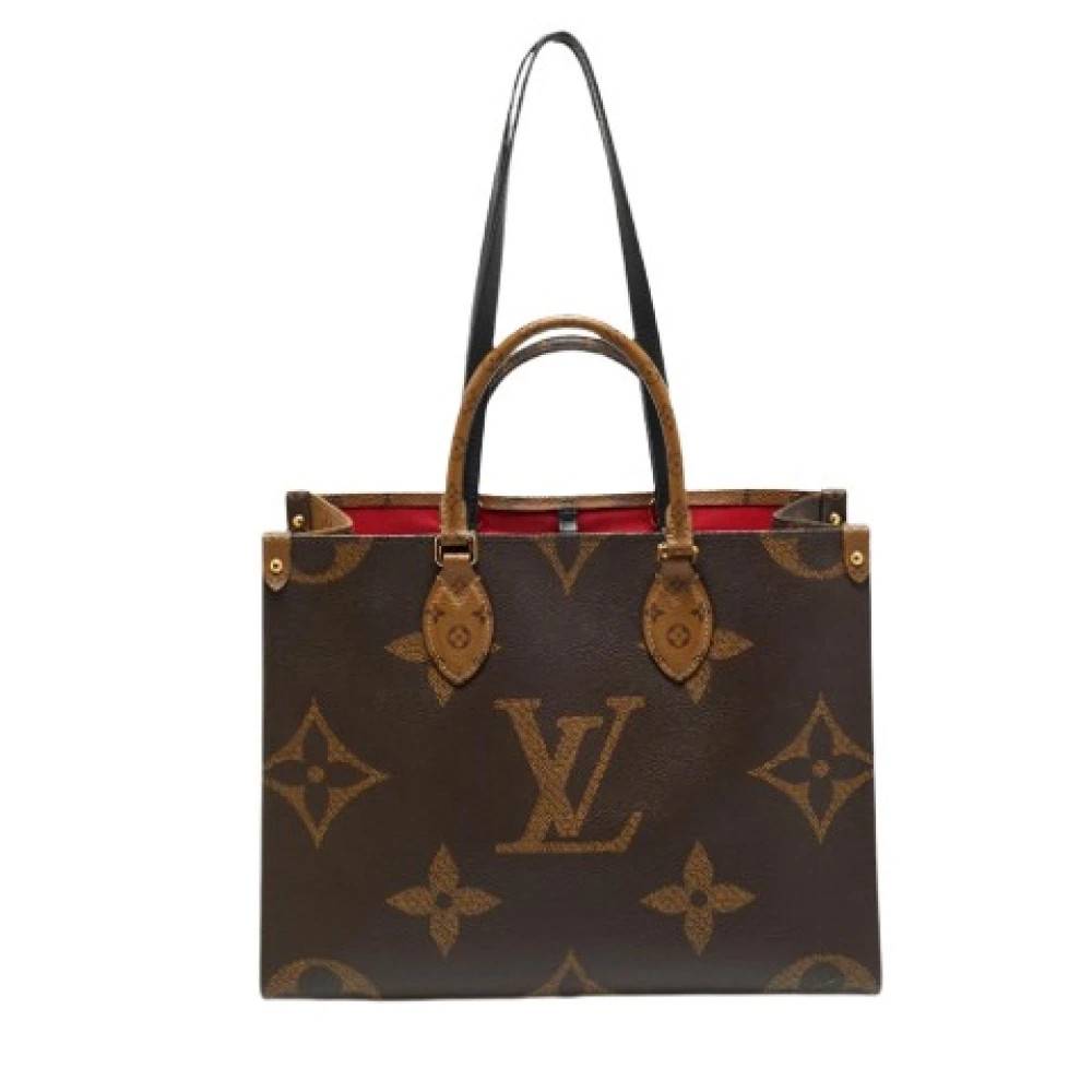 Louis Vuitton Vintage Pre-owned Canvas Tote Bag - Vintage - Dame - Brun - ONE SIZE - Uld