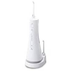 NCRD Vatten Flosser Professionell Trådlös Dental Oral Irrigator - Bärbar och uppladdningsbar IPX7 Vattentät 5 Modes Vattentvätt med renbar vattentank for hem och resor (vit)