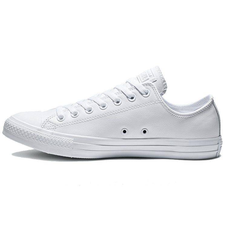 Chuck Taylor All Star Converse Ox Läder 'Vit' 136823C cm