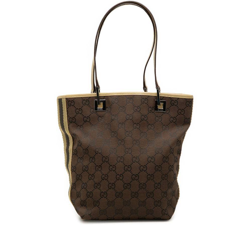 Gucci Vintage Shoulder Bag Stl. - Axelremsväskor Från Magasin - Brown (L 25cm x W 17cm x D 10cm)
