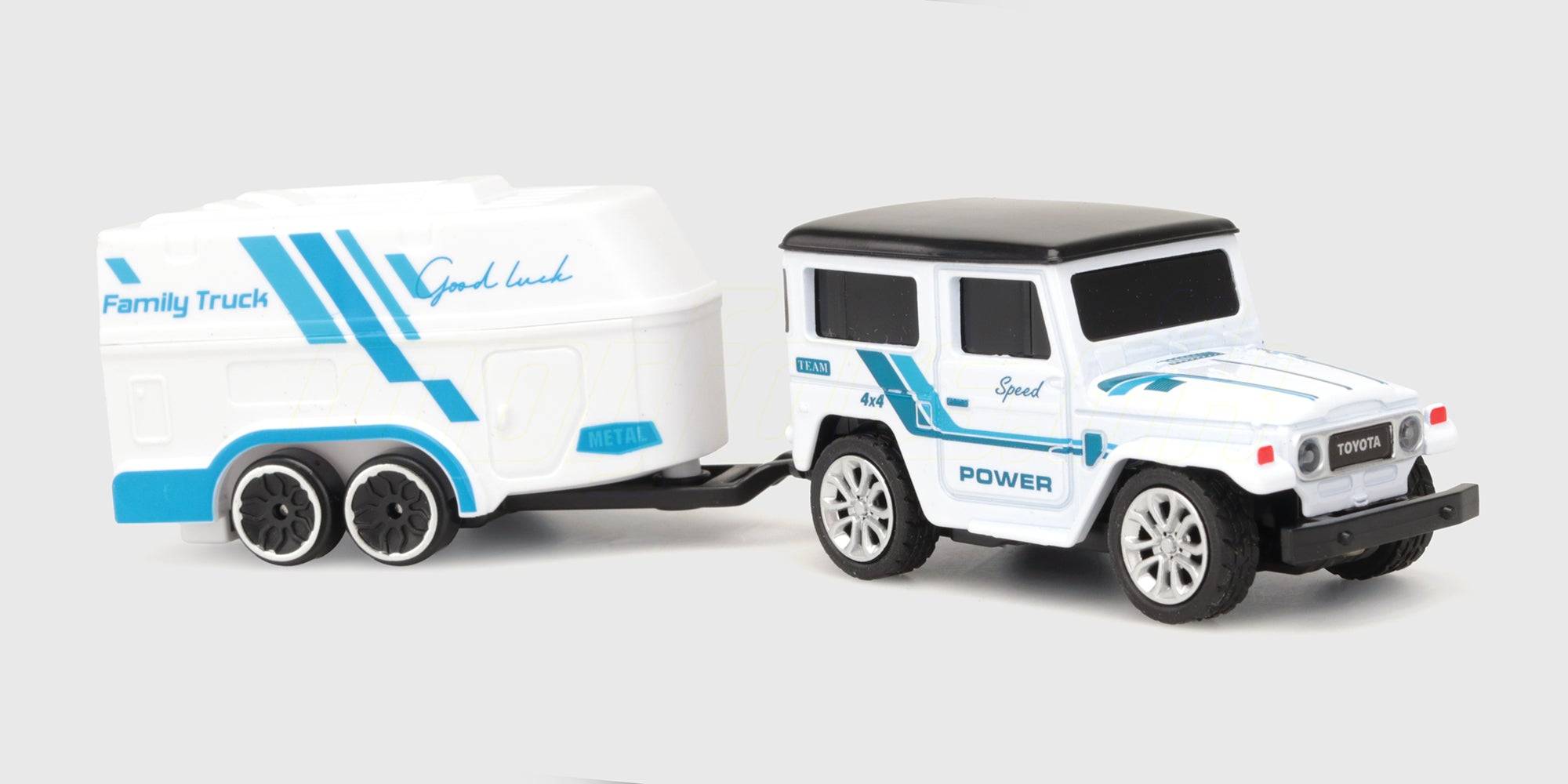 Mini RC Car Land Cruiser - Hvid