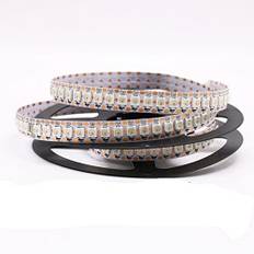 Boarda WS2812B RGB 5050SMD Individuellt adresserbar LED-list, 144 dioder, flexibel, vitt kretskort, Full Dream Color, IP30-vattentät, gör-det-själv-belysning för PC/TV