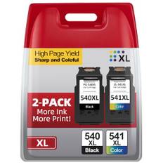 Firstoner 540XL 541XL Multipack, Druckerpatronen PG 540XL und CL 541XL Ersatz für Canon Druckerpatronen 540 541 für Pixma MG3650 MG3500 MG3650s MX395 TS5150 TS5151 (Schwarze, Farbe)