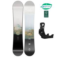 Nitro Snowboard Set - Fate 144 + Burton Step On M