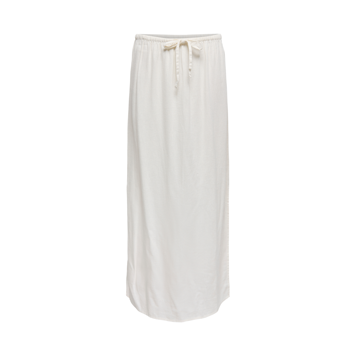 JDY Say MW Maxi Slit Skirt WVN - SNOW WHITE / XL