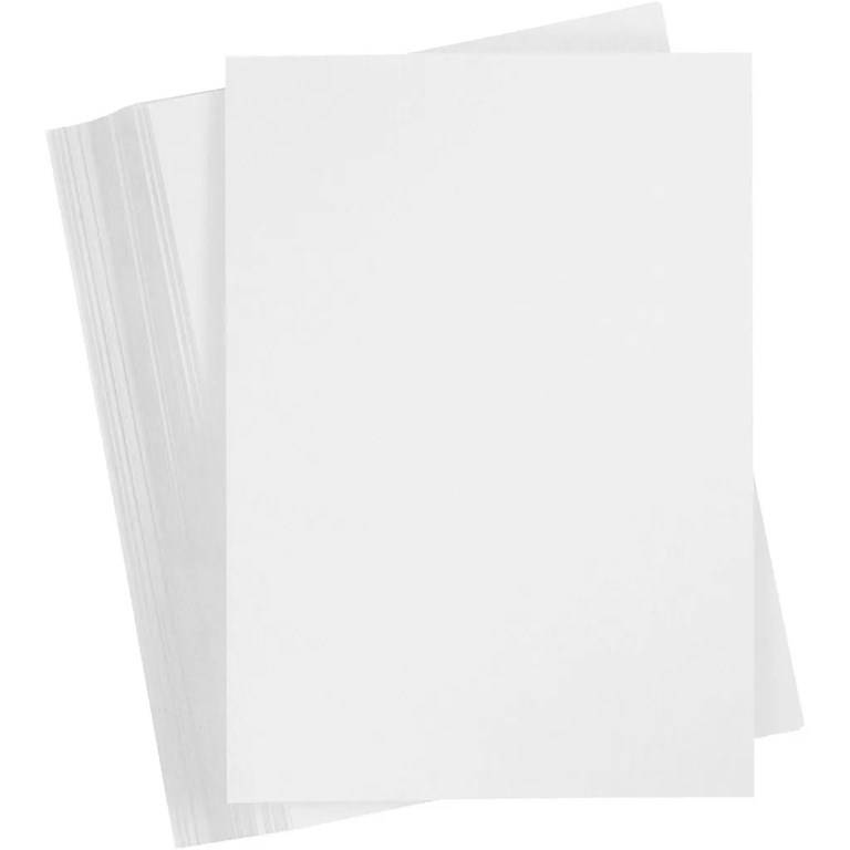 Slät Cardstock - A6 - Vit - 100st - 180g