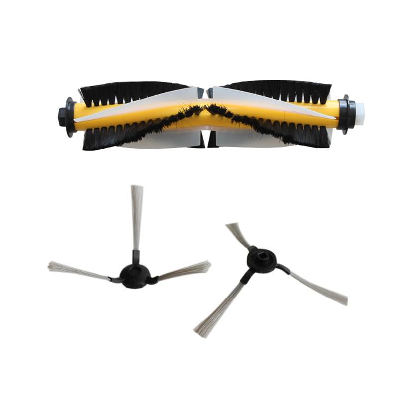 Robot Vacuum Cleaner Main Brush Side Brushes for Clever & Clean AQUA-Series 03 Robotic Vacuum Cleaner Accessories Parts