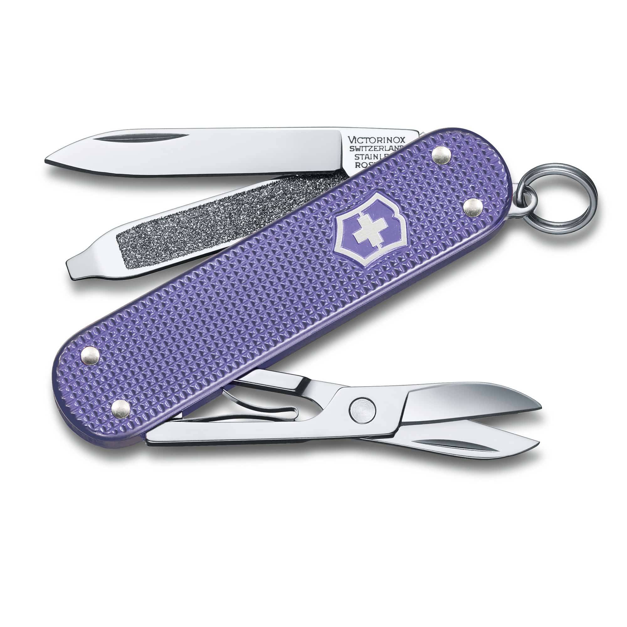VICTORINOX SWISS ARMY POCKET KNIFE ALOX CLASSIC SD ELECTRIC LAVENDEL