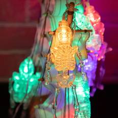 3 meter 20 lysdioder Skulls Design String Light Constant Bright Mode 2 * AA Cell Drives för Halloween type2 varmvit färg