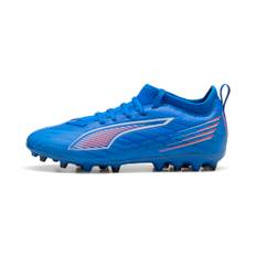 PUMA ULTRA 6 MATCH MG Football Boots Youth, Shoes, Ultra Blue/White/Glowing Red, 29