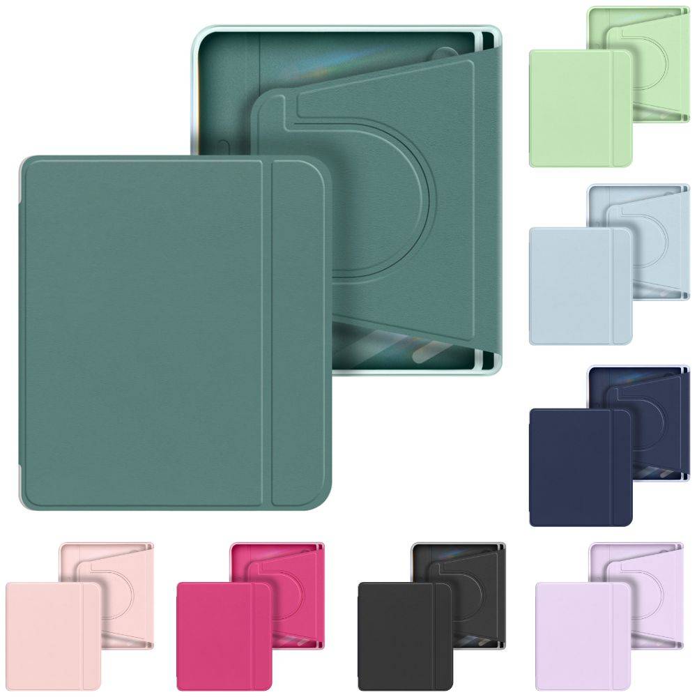 with Pencil Slot E-Reader Case for KOBO Libra Color/2 7 inch 2024 Landscape Reading