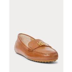 Lauren Ralph Lauren Lauren Ralph Lauren Tan Brown Barnsbury Nappa Leather Loafers Shoes - EU 36 (UK 3)