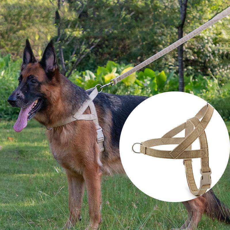 Mjuk Andningsbar Linne Bomull Hund Bröstsele Lätt Justerbar Ingen Drag Utomhus Gående Väska Hundsele Arnés Para Perro violett