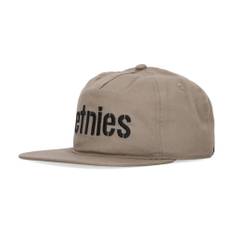 Etnies, Accessoarer, Herr, ONE Size, Bomull, Platt Skärm Keps Snapback Khaki - beige (ONE SIZE)