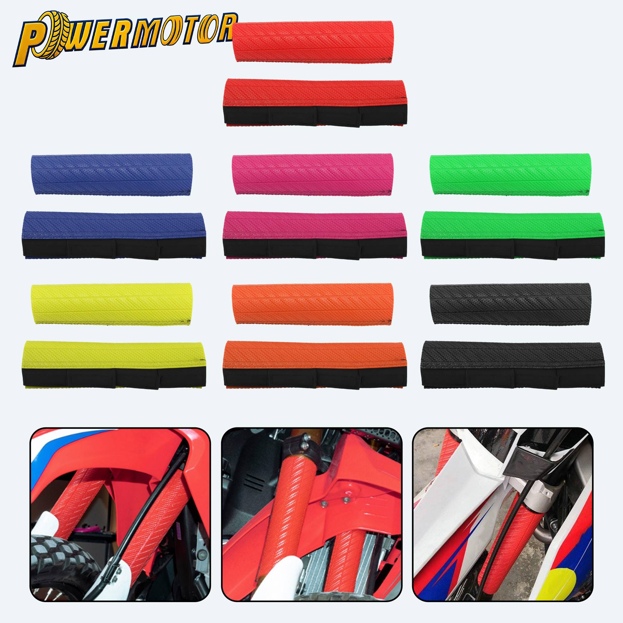 Universal Motorcycle Adjustable Protective Cover Accessories Motocross Front Fork Shock Absorber Protective Cover Dirt Pit Bike