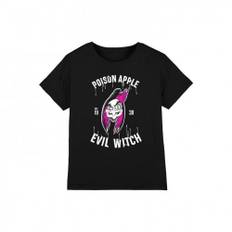 Snow White And The Seven Dwarfs Childrens/Kids Est. 1938 Wicked Witch Poison Apple T-Shirt 5-6 Years svart