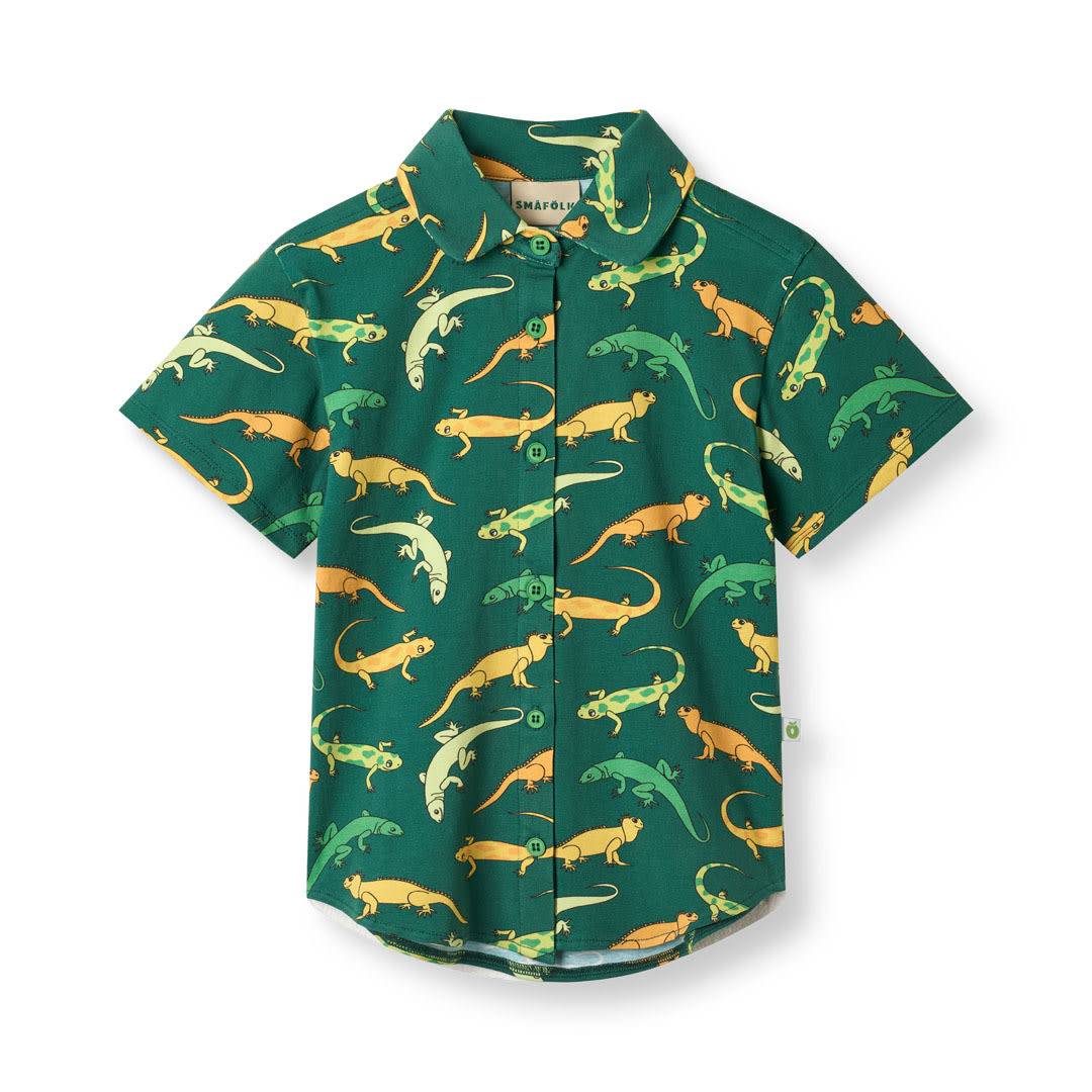 Itasca skjorte med firben - Emerald love / 1-2